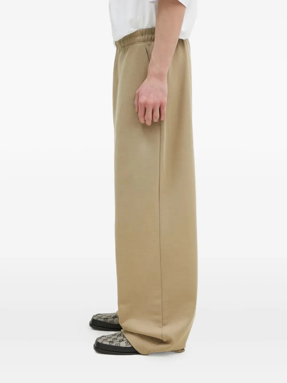 VETEMENTS cotton-blend track pants Beige