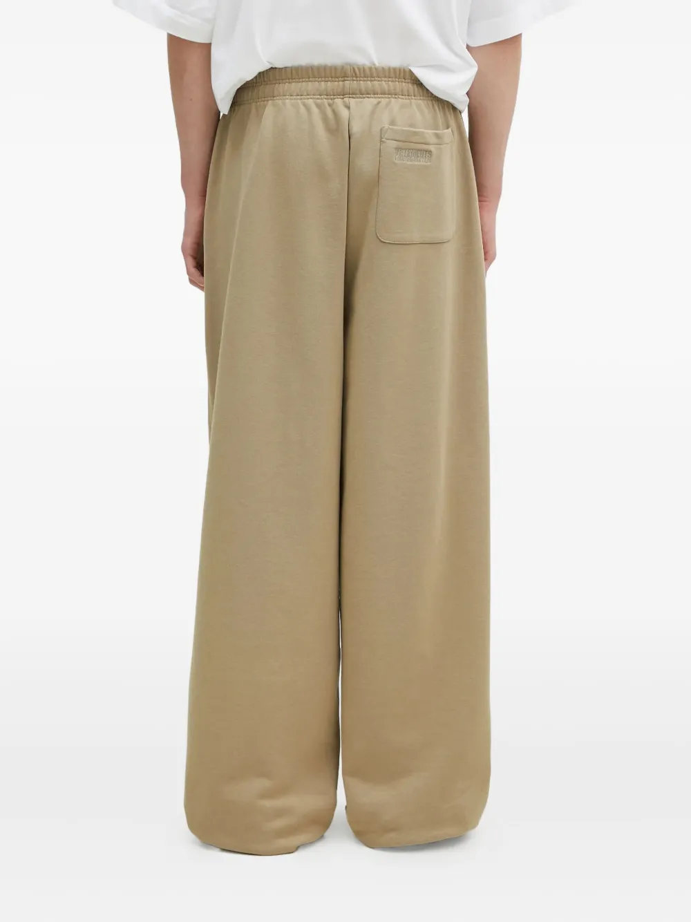 VETEMENTS cotton-blend track pants Beige