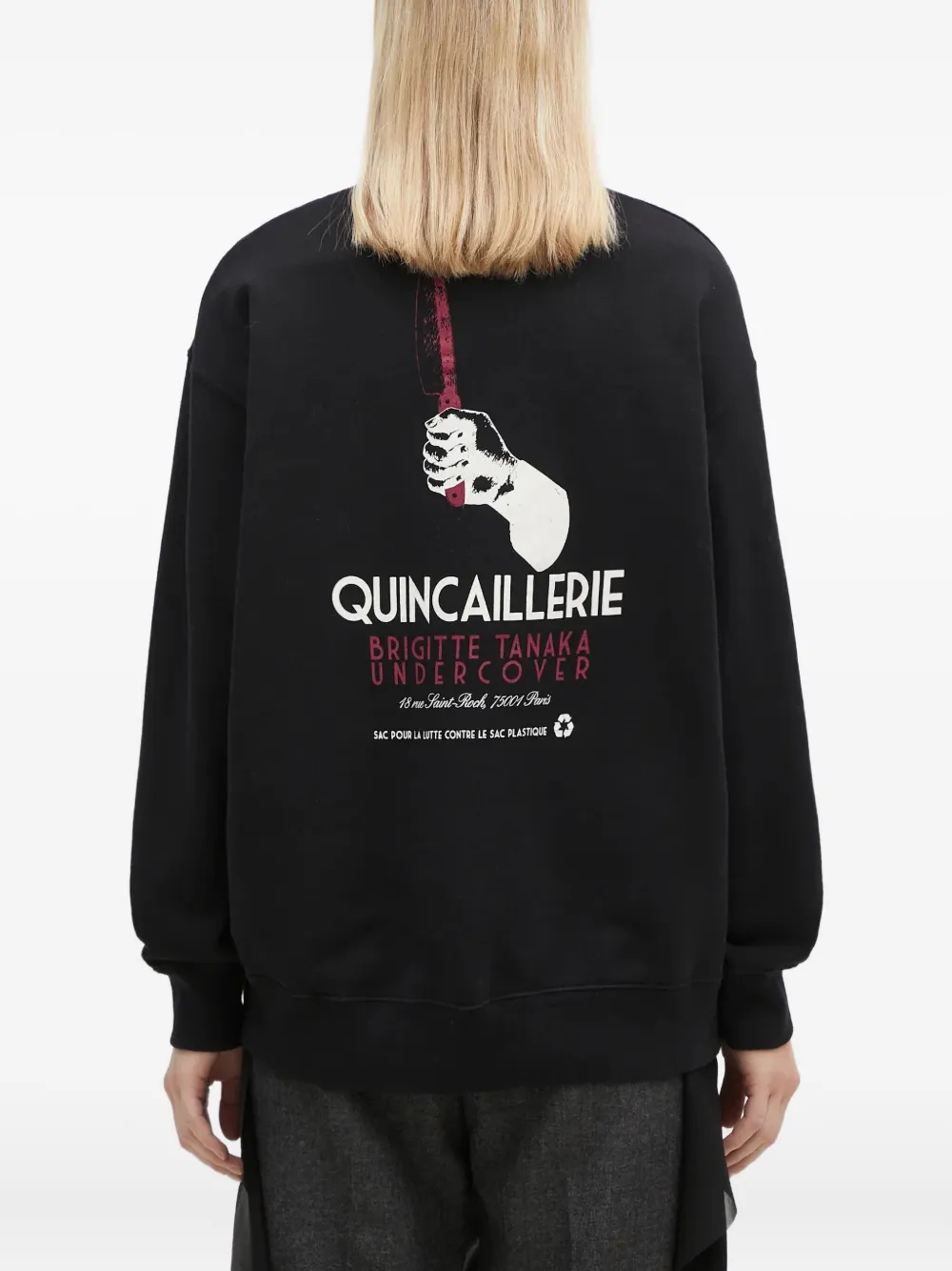 Undercover graphic-print sweatshirt Zwart