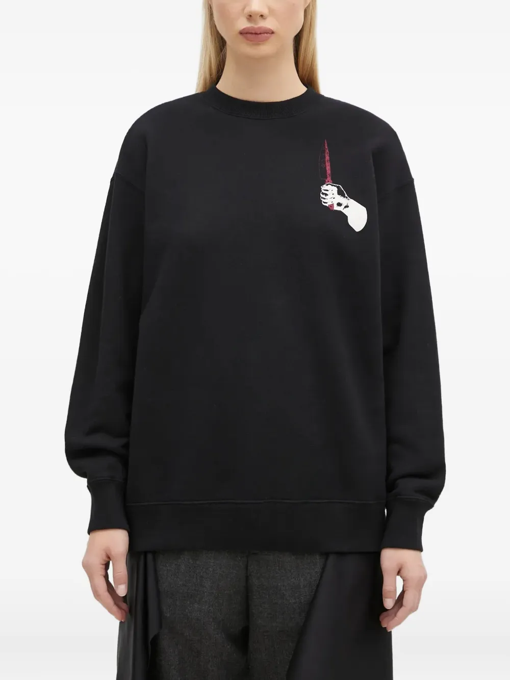 Undercover graphic-print sweatshirt Zwart