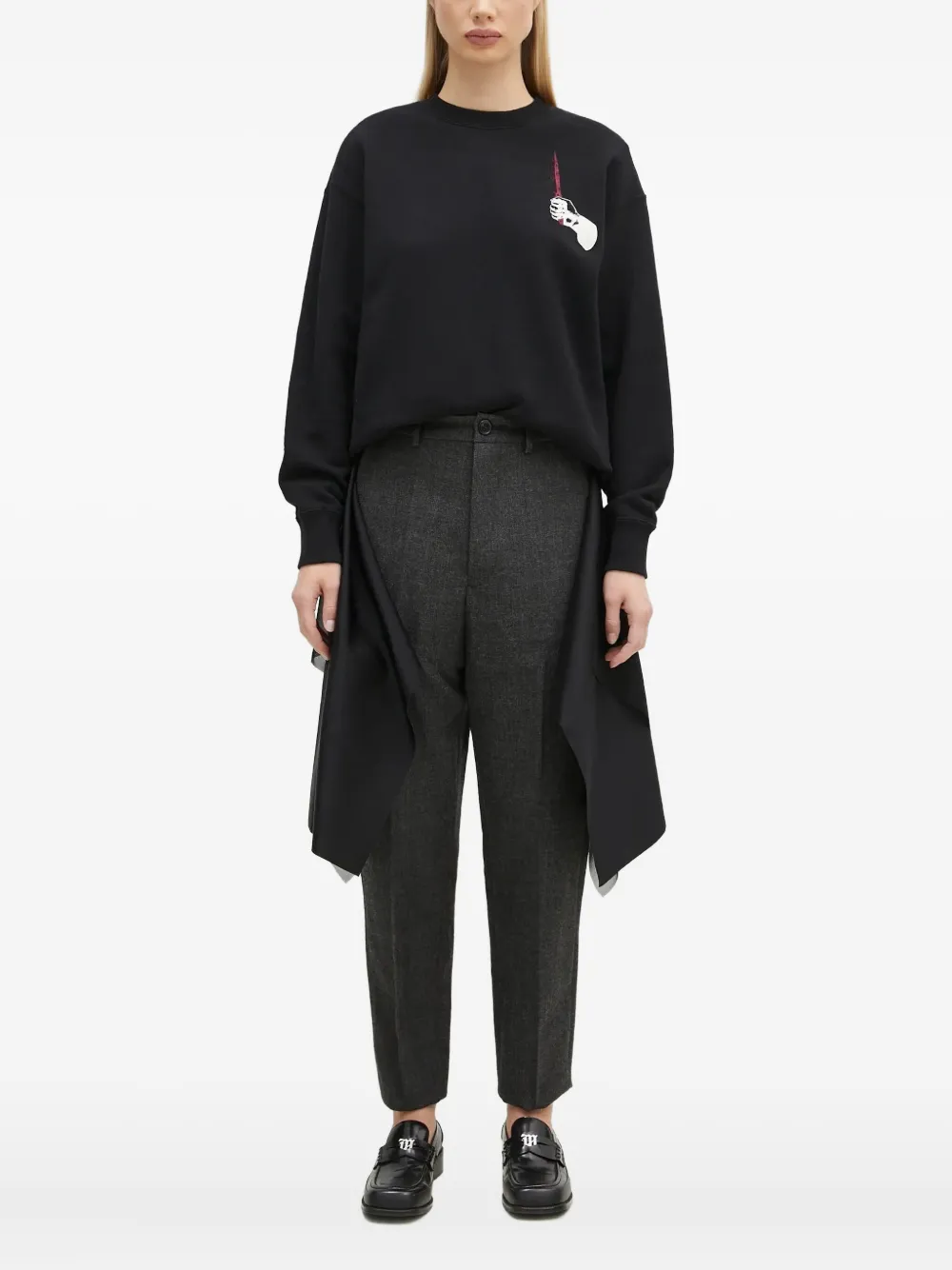 Undercover graphic-print sweatshirt Zwart