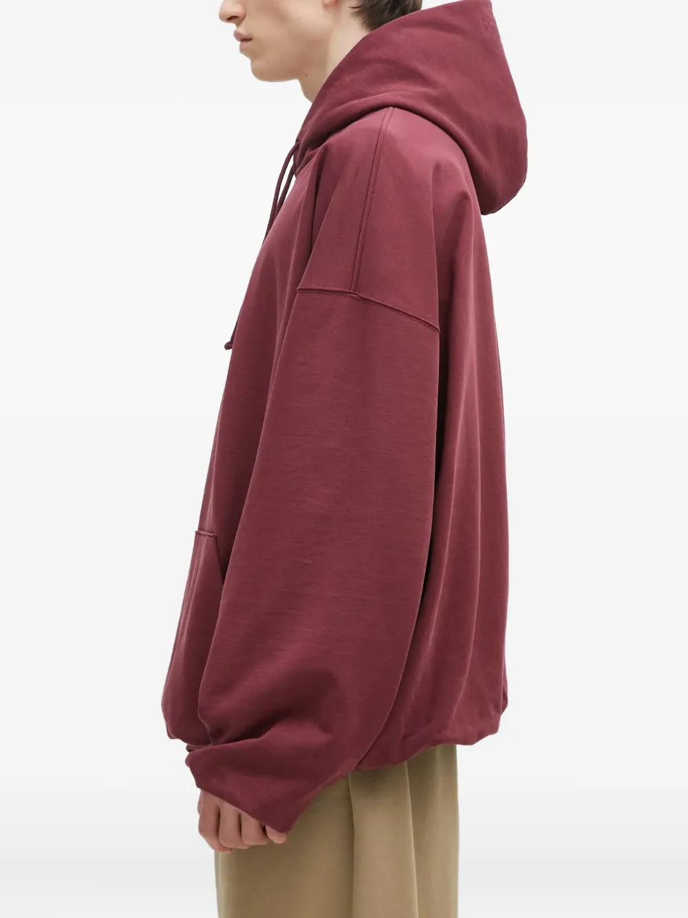 VETEMENTS logo-print hoodie Rood