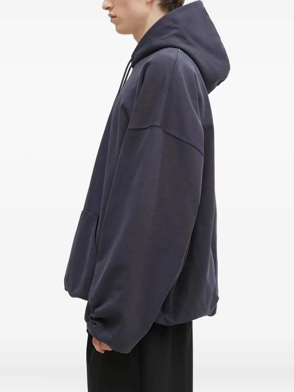 VETEMENTS logo-print hoodie Blauw