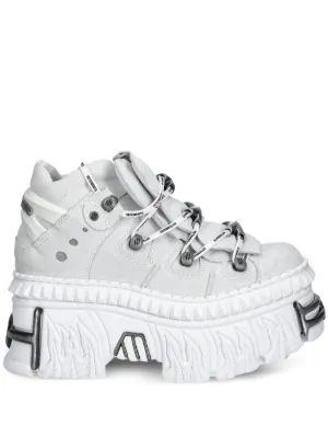 VETEMENTS x New Rock Platform Sneakers | White | FARFETCH