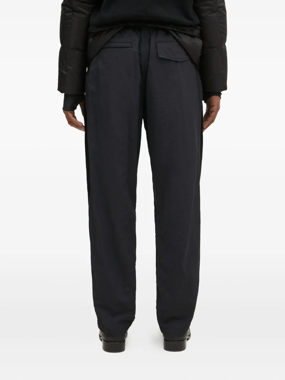 Undercover panelled drawstring trousers Zwart