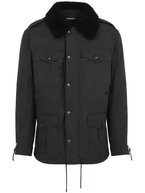 Veste à col en peau lainée - Ralph Lauren Purple Label - Modalova