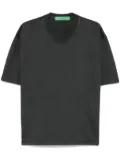 Garment workshop logo-embroidered T-shirt - Black