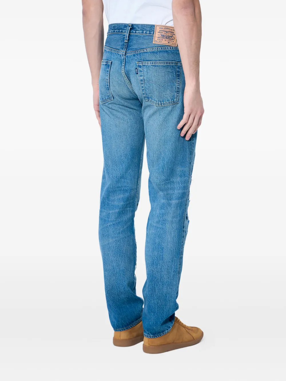 Levi's MIJ 1980s 501 jeans Blauw