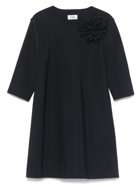 Il Gufo floral-appliqué dress