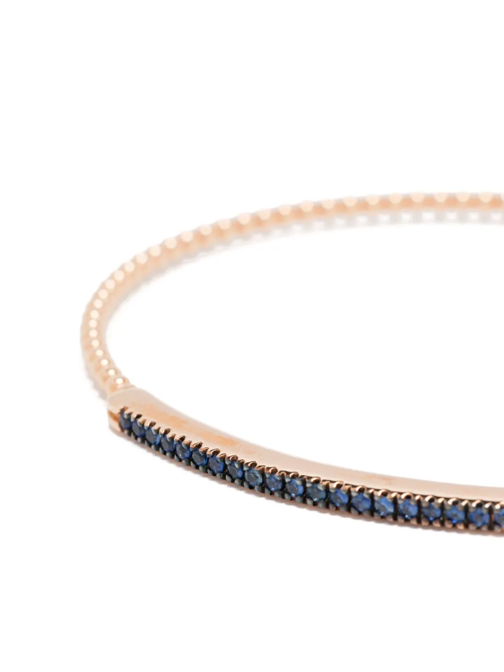 ROSEKEY 18K rose gold sapphires bracelet - Roze