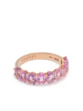 ROSEKEY 18K rose gold sapphires ring - Pink