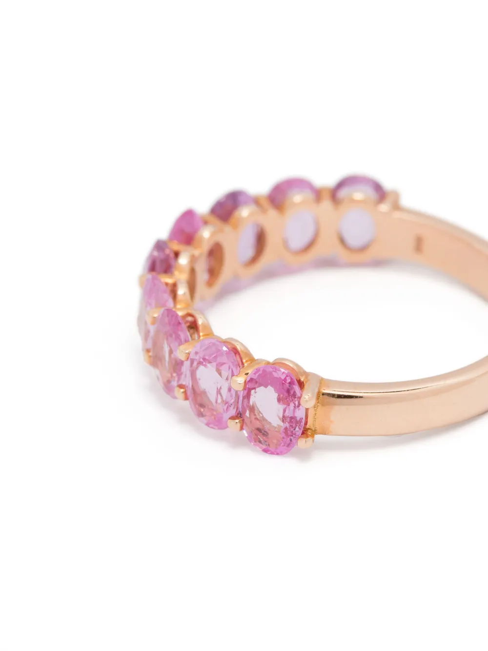 ROSEKEY 18kt roségouden ring met saffier - Roze