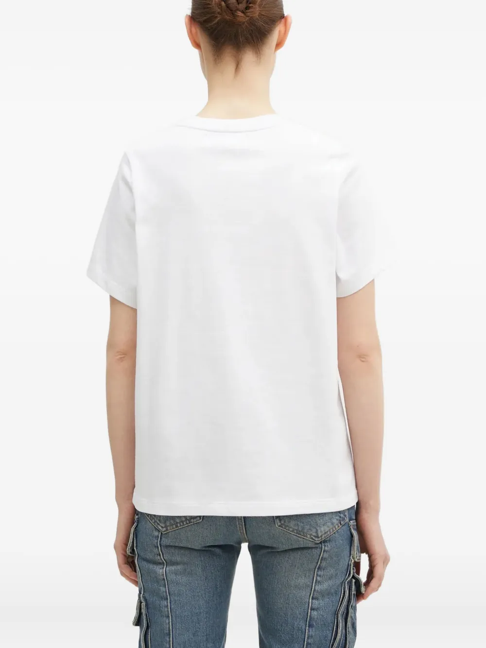 Fiorucci embossed logo T-shirt Wit