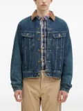 Human Made corduroy-collar denim jacket - Blue