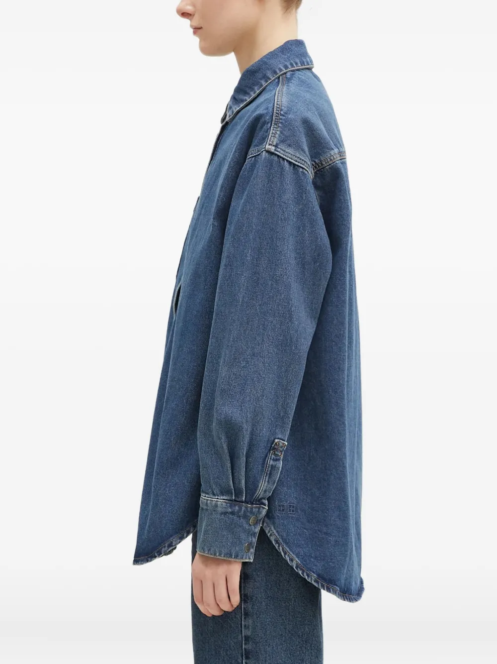 Ksubi Subway pocket denim shirt - Blauw