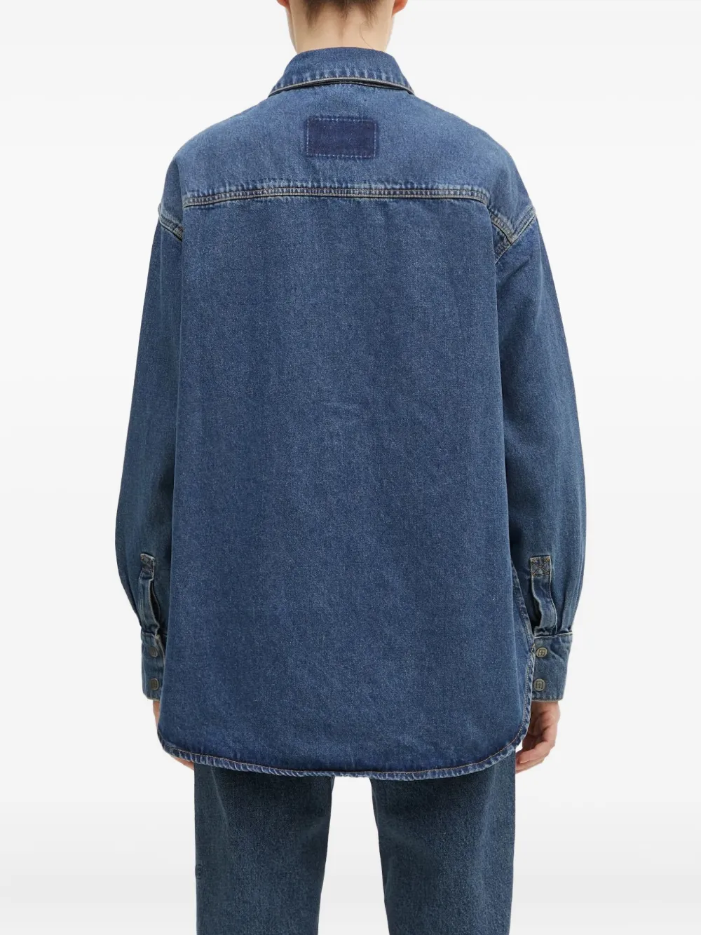 Ksubi Subway Pocket Denim Shirt In Blue