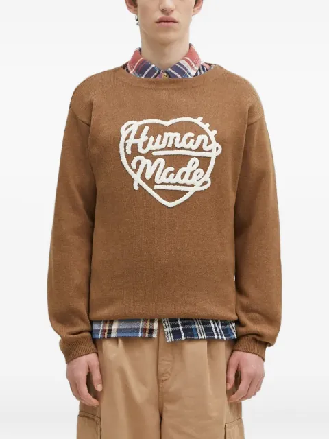 Human Made heart-logo sweater