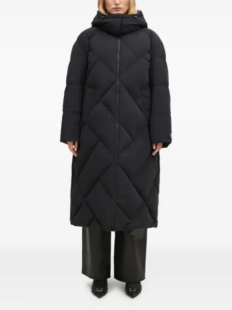 Kenzo Weave long down coat