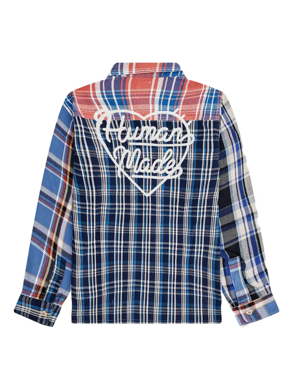 Human Made patchwork plaid shirt | Image 2