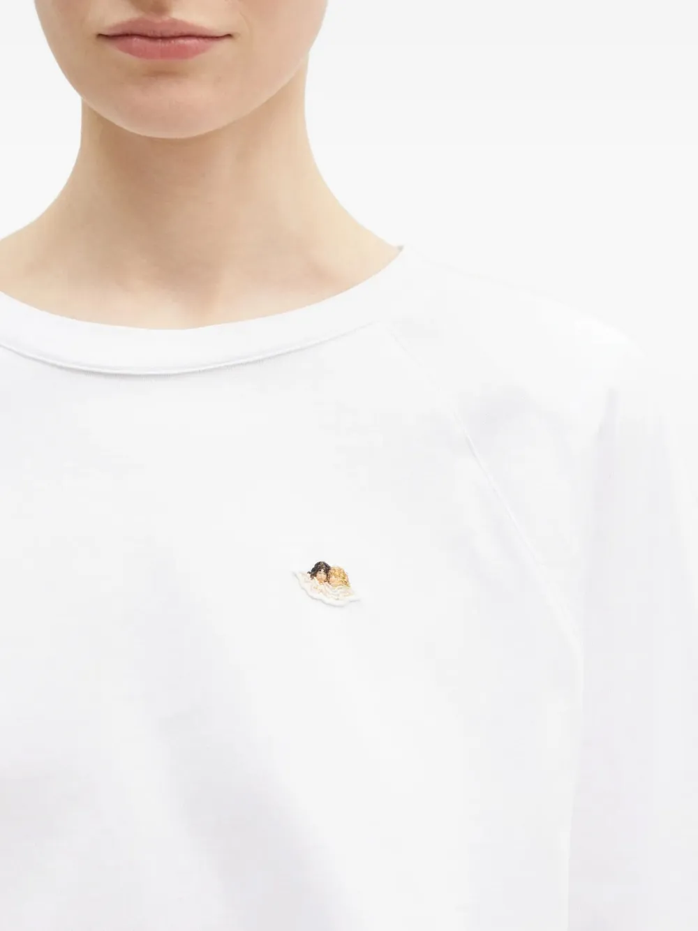 Fiorucci angels-patch T-shirt Wit