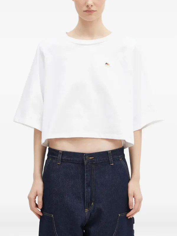 Fiorucci angels-patch T-shirt White FARFETCH IN