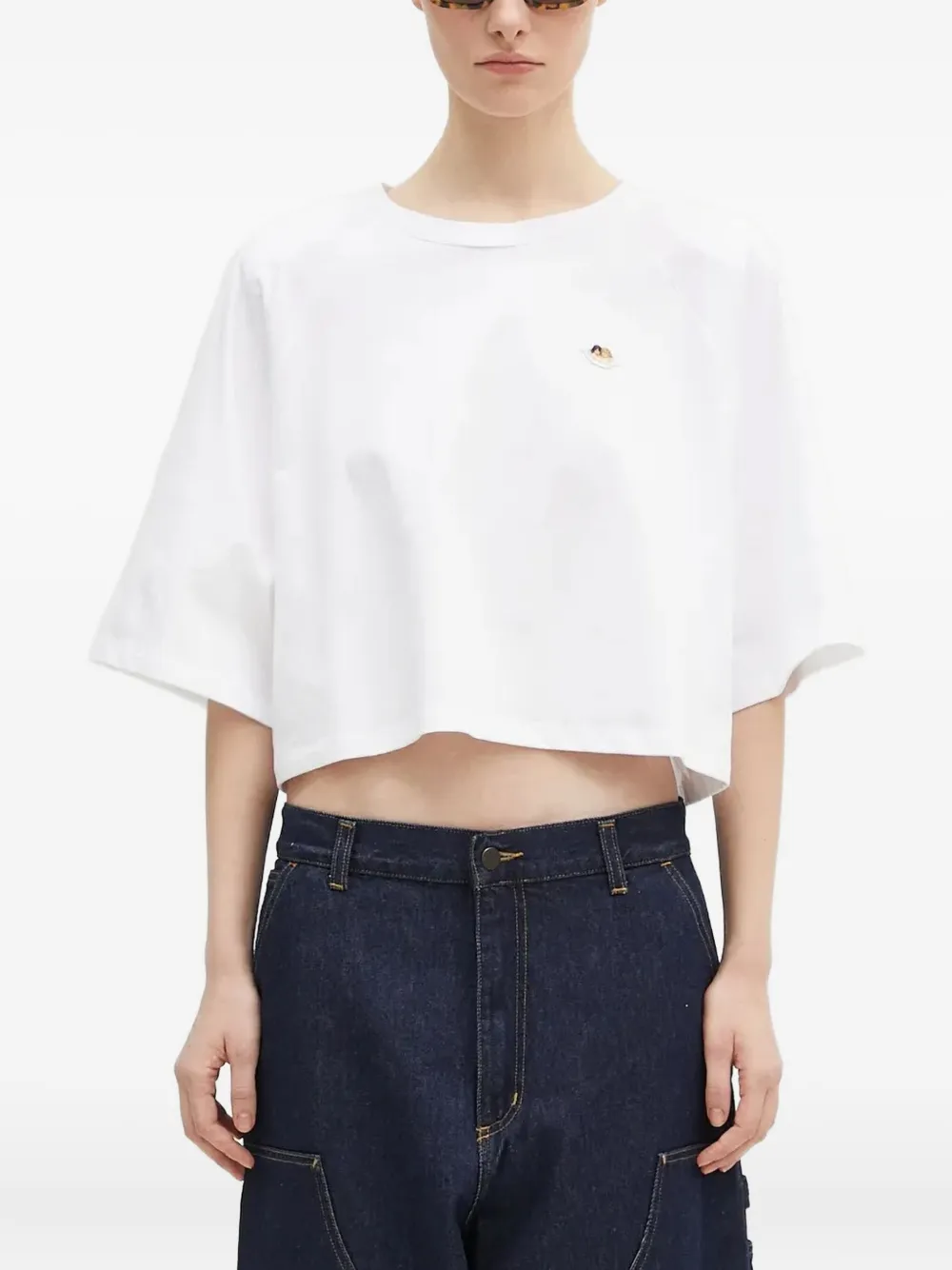 Fiorucci angels-patch T-shirt | White | Image 1