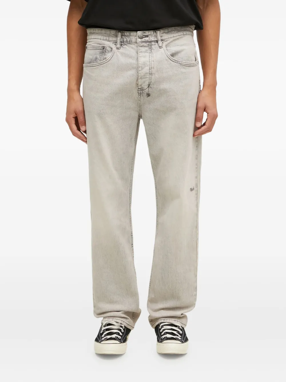Ksubi embroidered-patch jeans Grijs