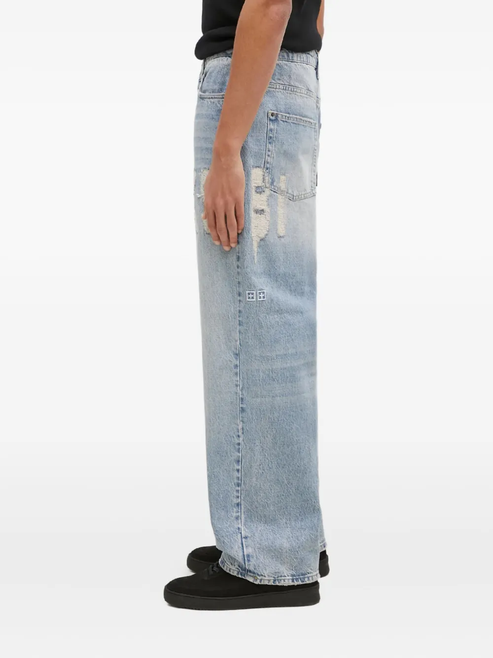 Ksubi distressed-logo jeans | Regular & Straight-Leg Jeans | Image 2