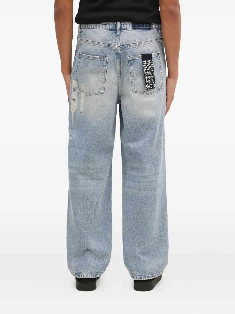 Ksubi Maxx Nu Heritage Baggy Jeans In Blue