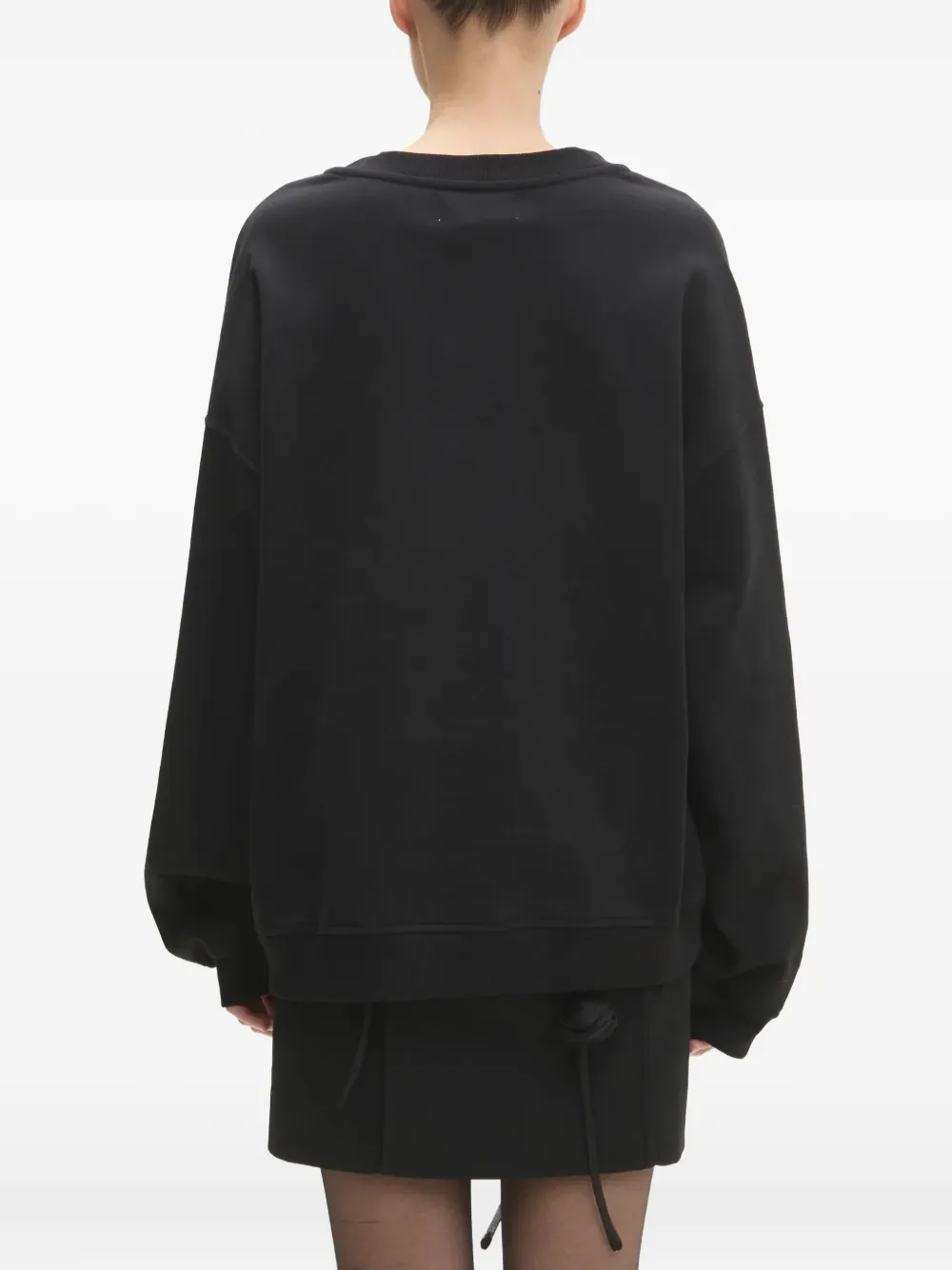 Fiorucci embroidered-logo sweatshirt Zwart