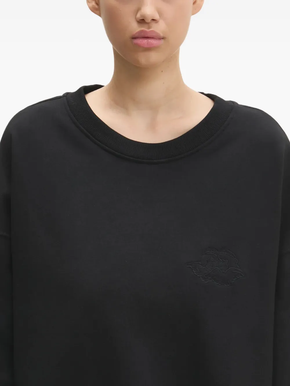 Fiorucci embroidered-logo sweatshirt Zwart
