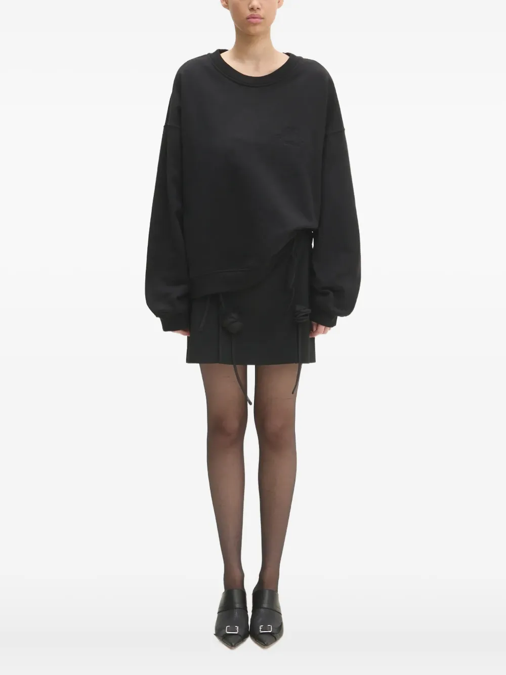 Fiorucci embroidered-logo sweatshirt | Black | Image 1
