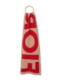 Fiorucci intarsia-knit scarf - Red