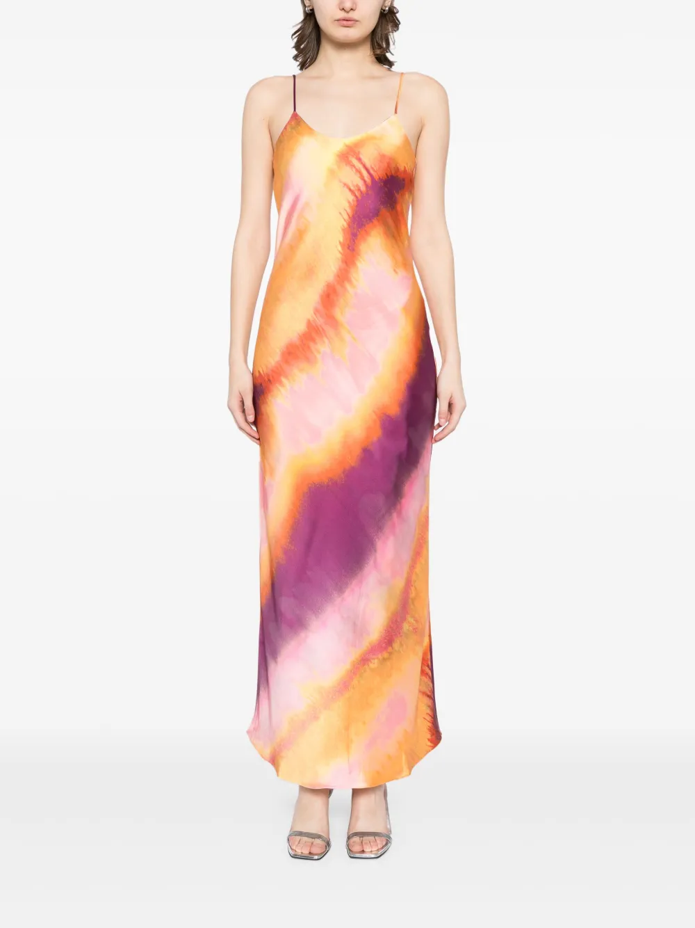 Tessitura Body Couture bias dress - Oranje