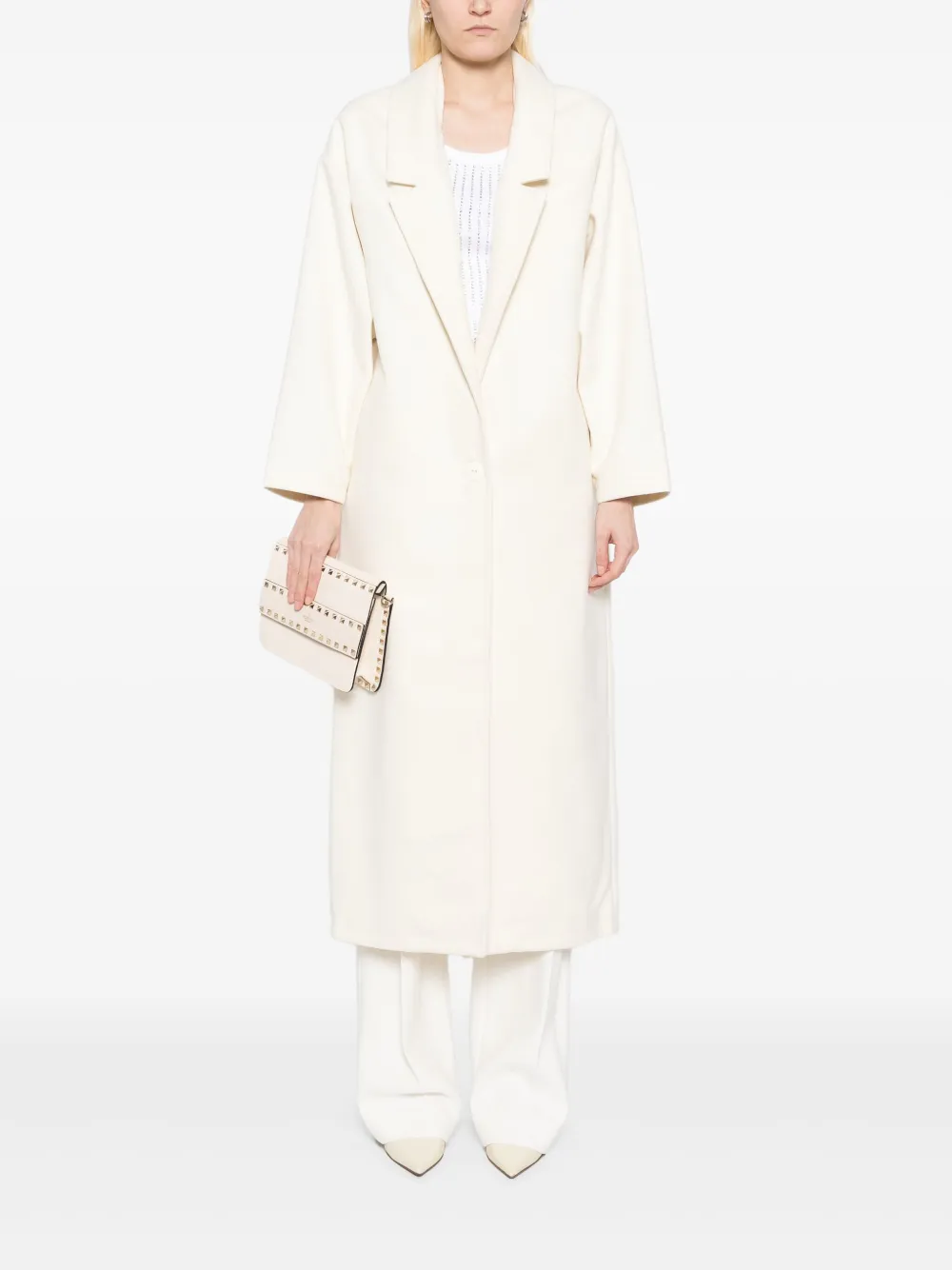 Tessitura Body Couture Oversized trenchcoat - Wit