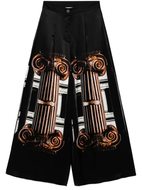 Tessitura Body Couture graphic-print trousers