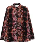Tessitura Body Couture mono snake shirt - Red