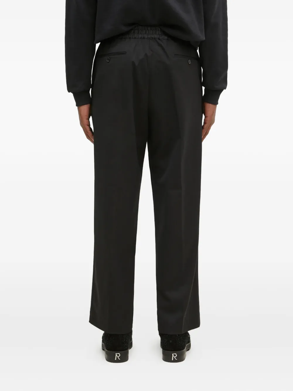 Aries Broek met veiligheidsspeld Zwart