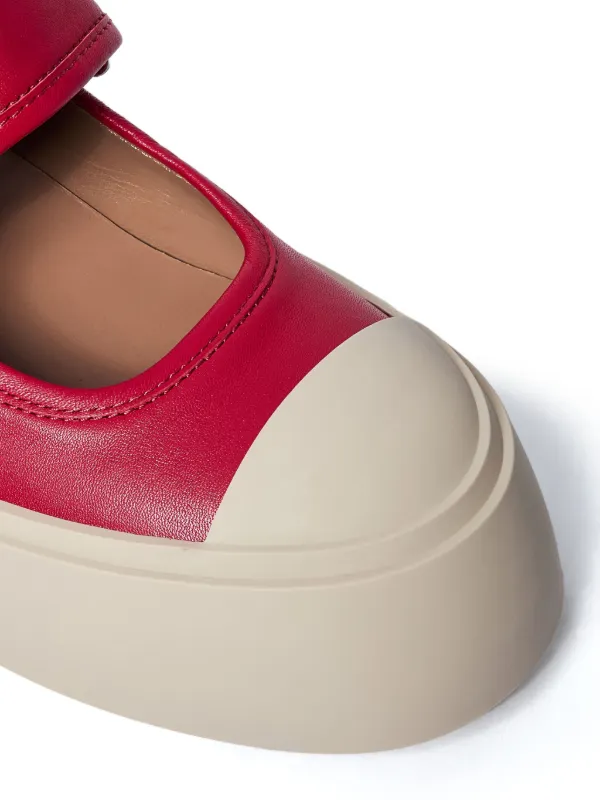 【MARNI】 メリージェーンシューズ レッド 【マルニ】 MARNI マルニ SNZW003120 P2722 スニーカー MARY JANE