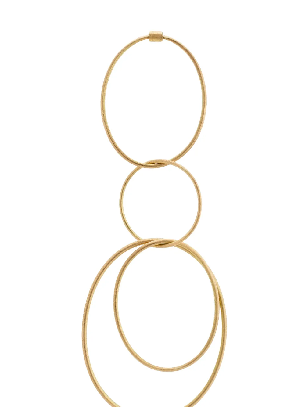 Lia Di Gregorio 18kt yellow gold Oval earrings - Goud