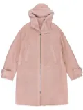 Loro Piana double-sided sheepskin coat - Pink