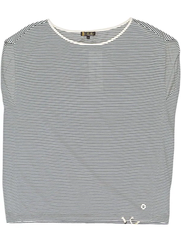 Loro Piana Striped Cashmere Vest in White