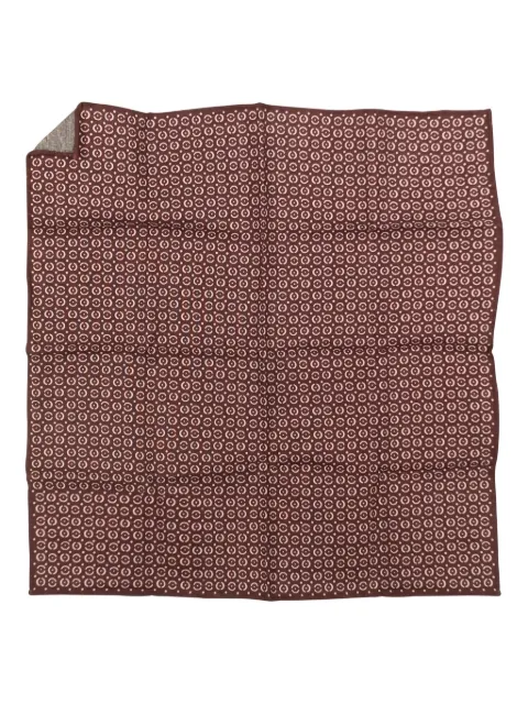 Brunello Cucinelli carré de poche à pois
