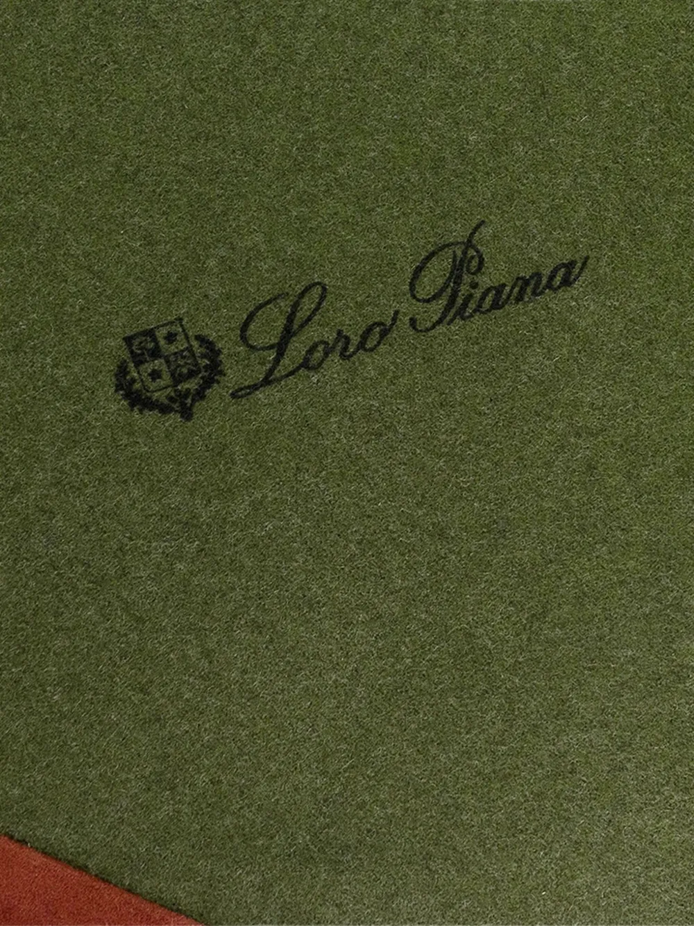 Loro Piana Geruite sjaal - Groen