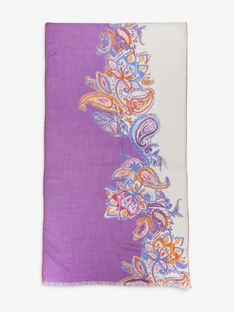 Loro Piana paisley-print scarf