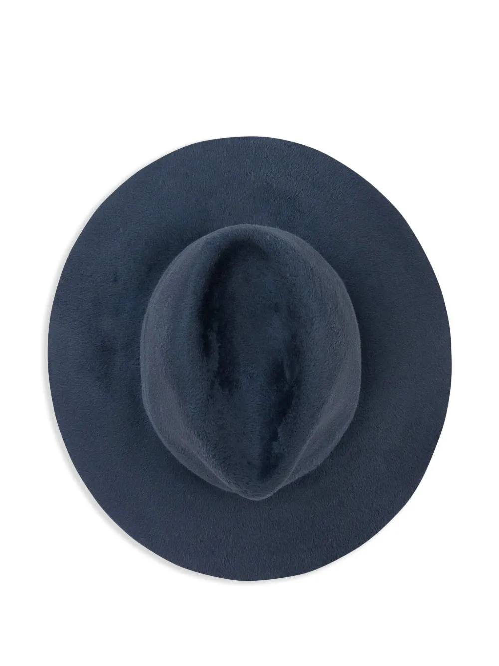 Loro Piana Fedora hoed met brede rand - Blauw