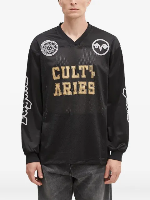 Aries mesh-panel long-sleeve jersey