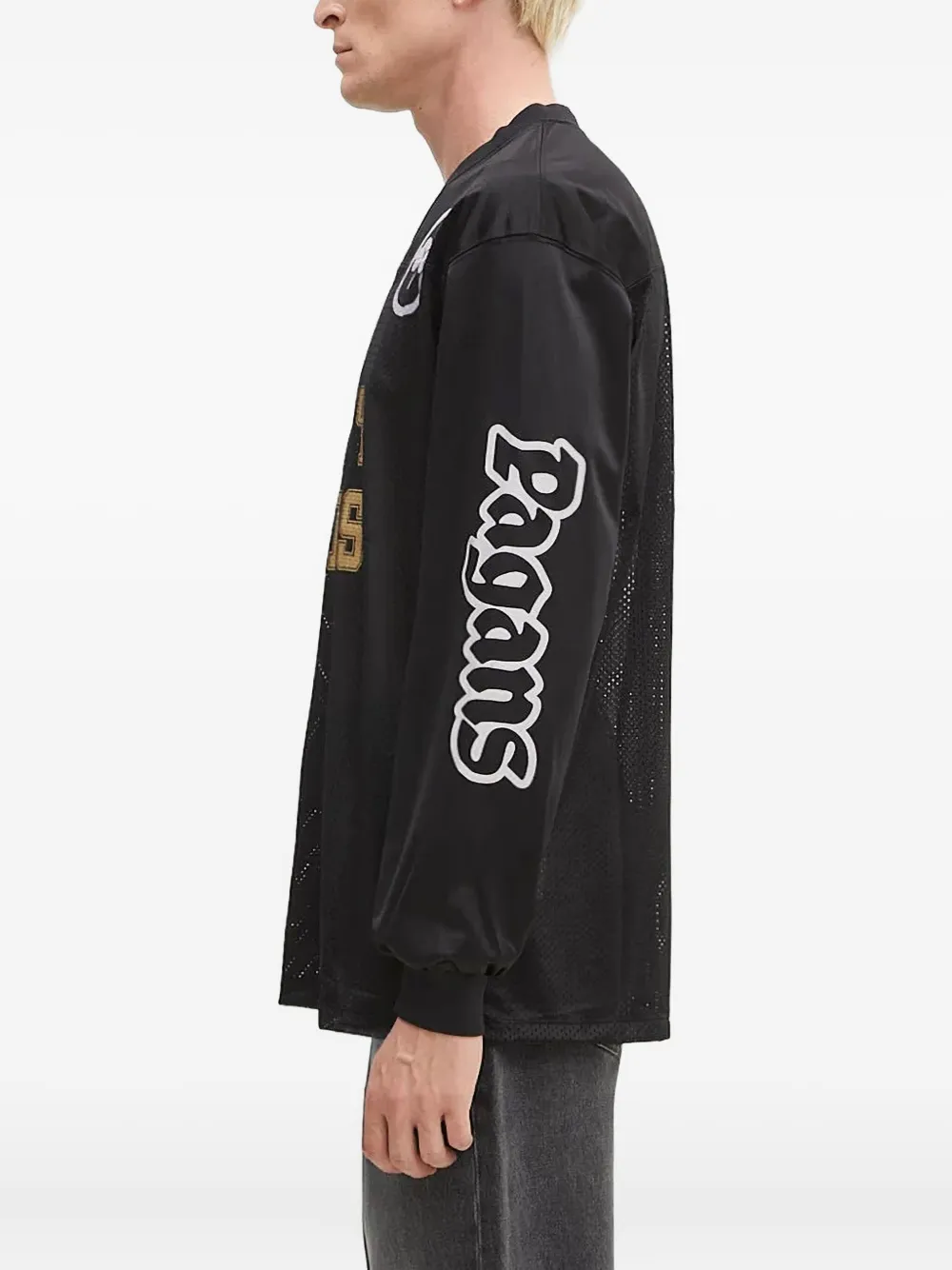 Aries mesh-panel long-sleeve jersey | T-Shirts | Image 2