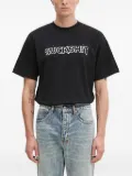 Aries outline-print T-shirt - Black