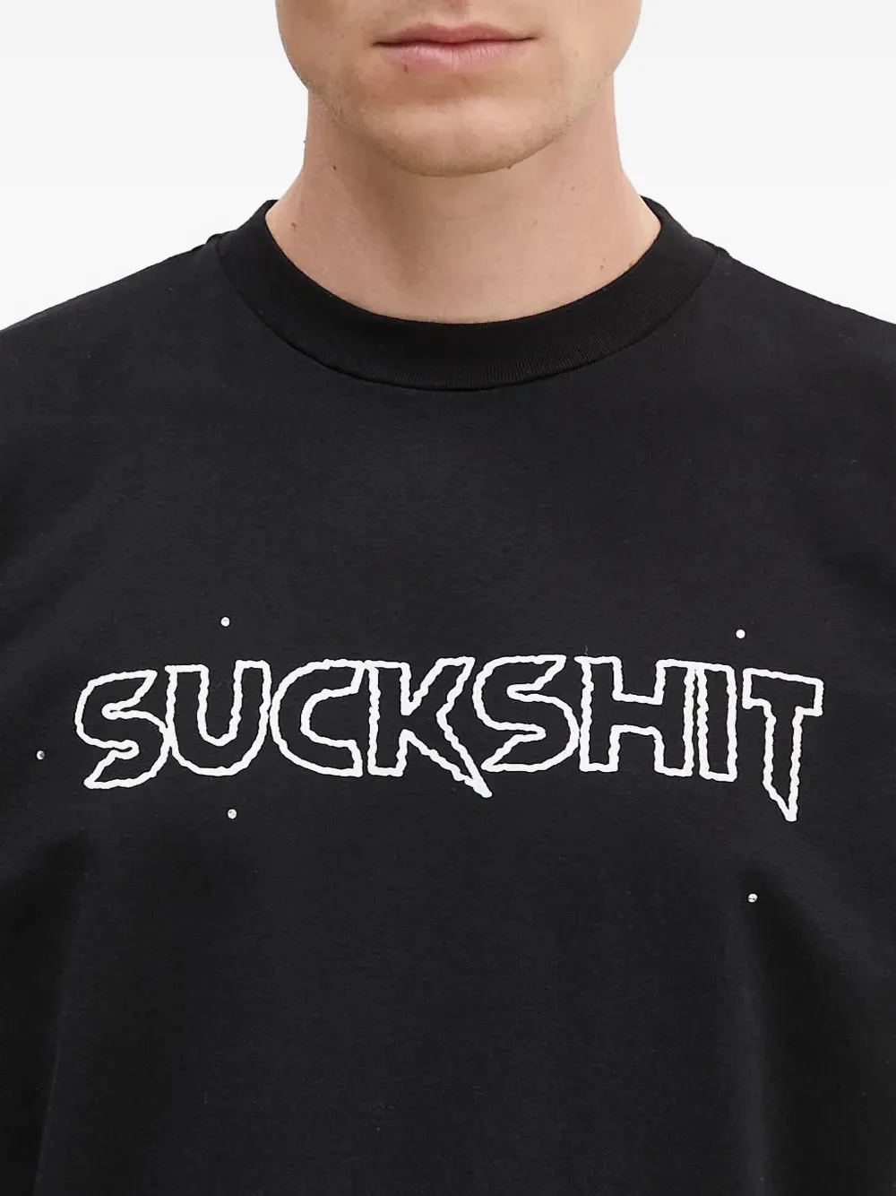 Aries T-shirt met print Zwart